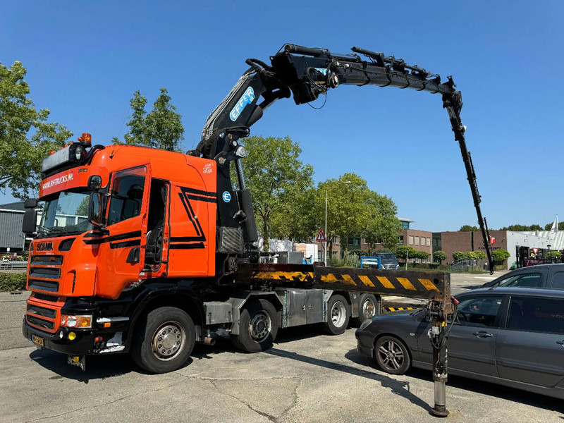 Scania R560 V8 8X2 + EFFER CRANE 1550 6S + FLYJIP 6XHYDR + REMOTE + WINCH - Tractor head: gambar 1 Scania R560 V8 8X2 + EFFER CRANE 1550 6S + FLYJIP 6XHYDR + REMOTE + WINCH - Tractor head: gambar 1