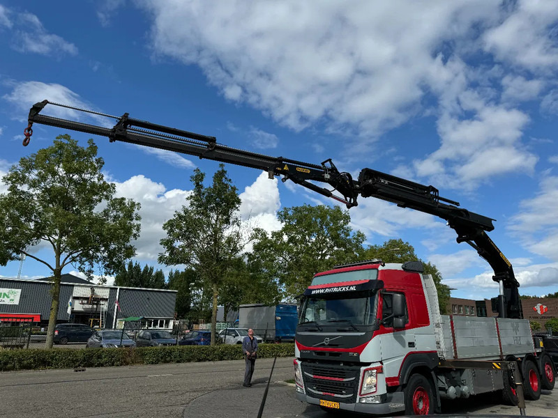 Volvo FMX 460 8X4 PALFINGER PK53002 + FLY JIP AN REMOTE CONTROLE, LAST AXEL STEERING - Truk flatbed, Truk derek: gambar 2 Volvo FMX 460 8X4 PALFINGER PK53002 + FLY JIP AN REMOTE CONTROLE, LAST AXEL STEERING - Truk flatbed, Truk derek: gambar 2