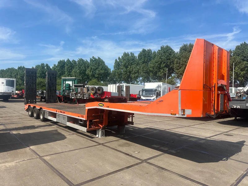 Zanner STL 45, 2 AXLE FORCED STEERING,LIFTING DECK, REMOTE CONTROL, WINCH, DUBBLE HYDRAULIC RAMPS - Semi-trailer low bed: gambar 2 Zanner STL 45, 2 AXLE FORCED STEERING,LIFTING DECK, REMOTE CONTROL, WINCH, DUBBLE HYDRAULIC RAMPS - Semi-trailer low bed: gambar 2