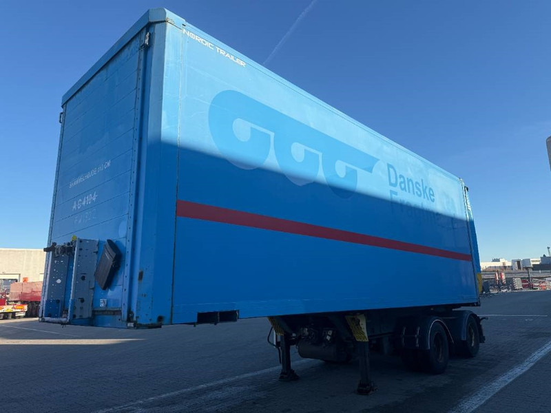 Semi-trailer kotak tertutup Nordic Trailer Drawbar trailer / Zwischenauflieger / Linktrailer: gambar 7