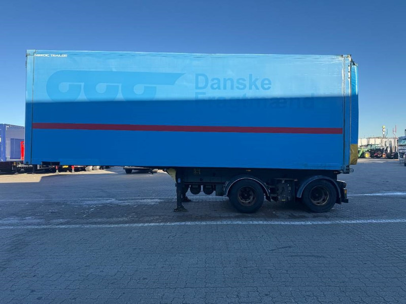 Semi-trailer kotak tertutup Nordic Trailer Drawbar trailer / Zwischenauflieger / Linktrailer: gambar 6
