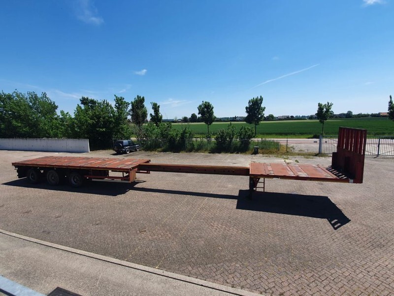 Semi-trailer flatbed Nooteboom OVB-42 VV Extendable 20M Steering platform: gambar 7