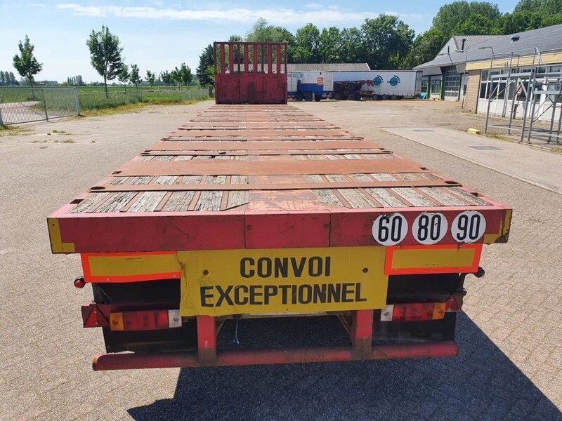 Semi-trailer flatbed Nooteboom OVB-42 VV Extendable 20M Steering platform: gambar 10