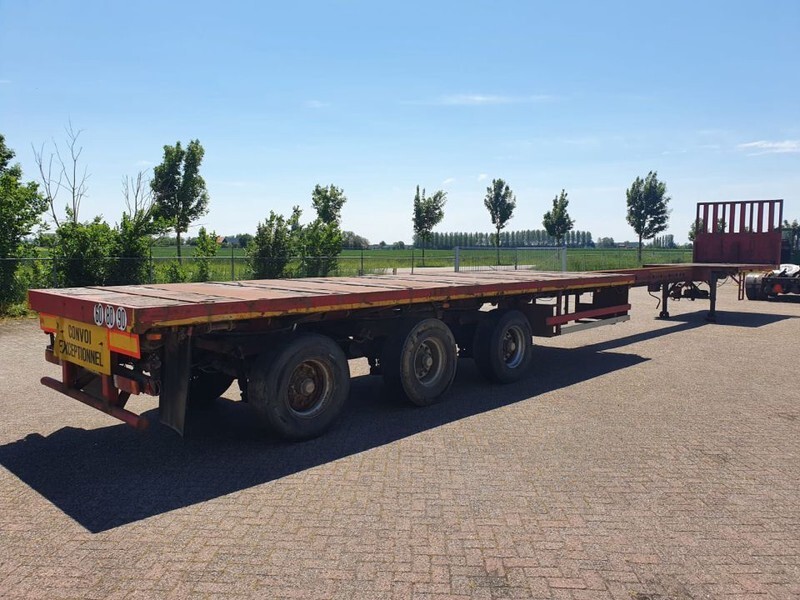 Semi-trailer flatbed Nooteboom OVB-42 VV Extendable 20M Steering platform: gambar 9