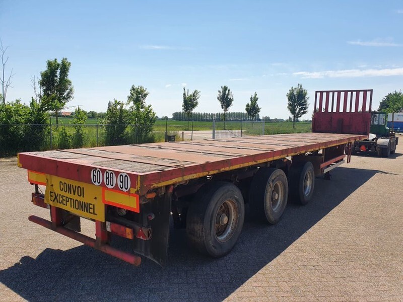 Semi-trailer flatbed Nooteboom OVB-42 VV Extendable 20M Steering platform: gambar 8