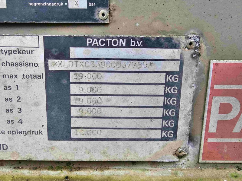 Semi-trailer pengangkut mobil Pacton BPW - DRUM: gambar 12