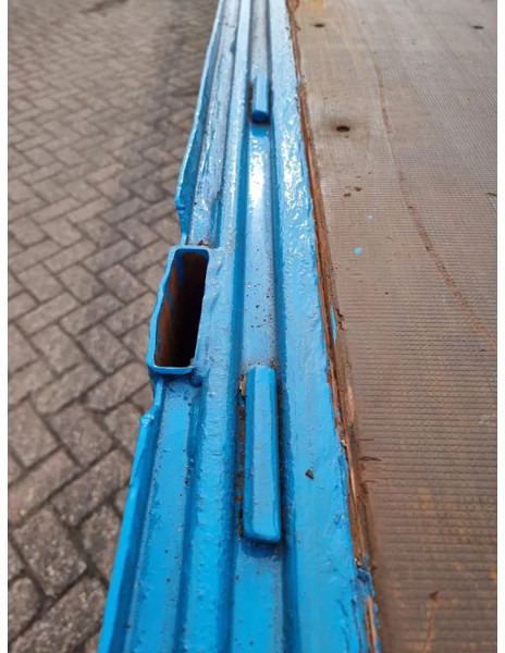 Trailer flatbed Van Hool 13.60 M LONG - 1 M HIGH - SUPER SINGLE TIRES - DRUM BRAKES: gambar 18
