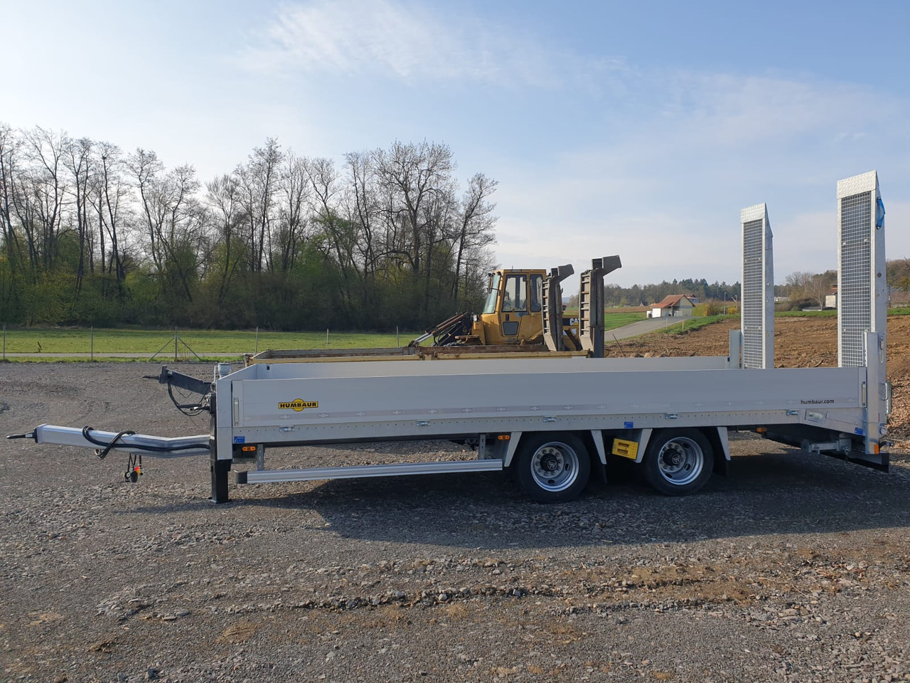 Semi-trailer low bed HUMBAUR HBTZ 146224 BS: gambar 1