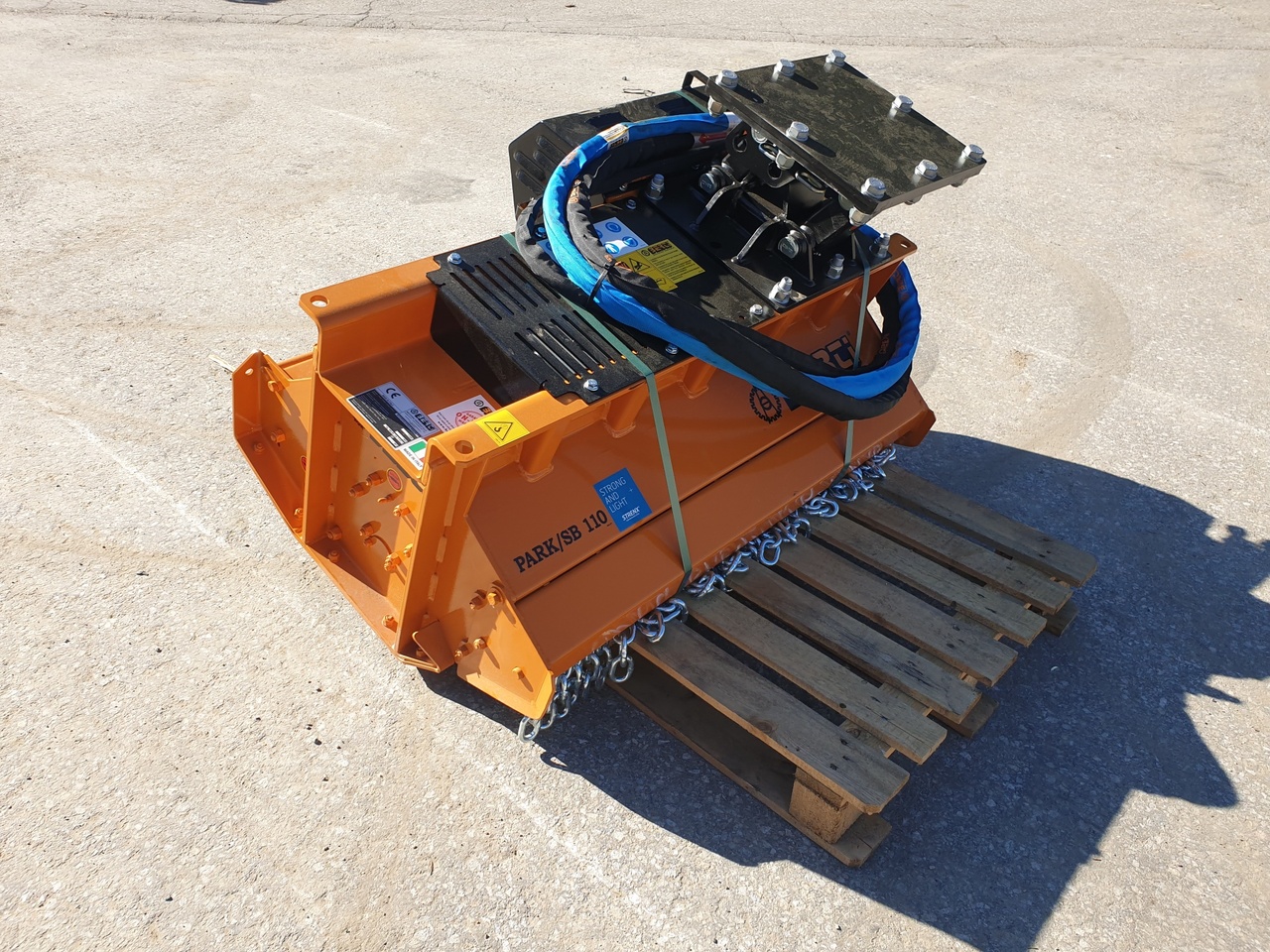 BERTI PARK/SB 110 - Hydraulic mulching head - Lampiran untuk Ekskavator: gambar 2 BERTI PARK/SB 110 - Hydraulic mulching head - Lampiran untuk Ekskavator: gambar 2