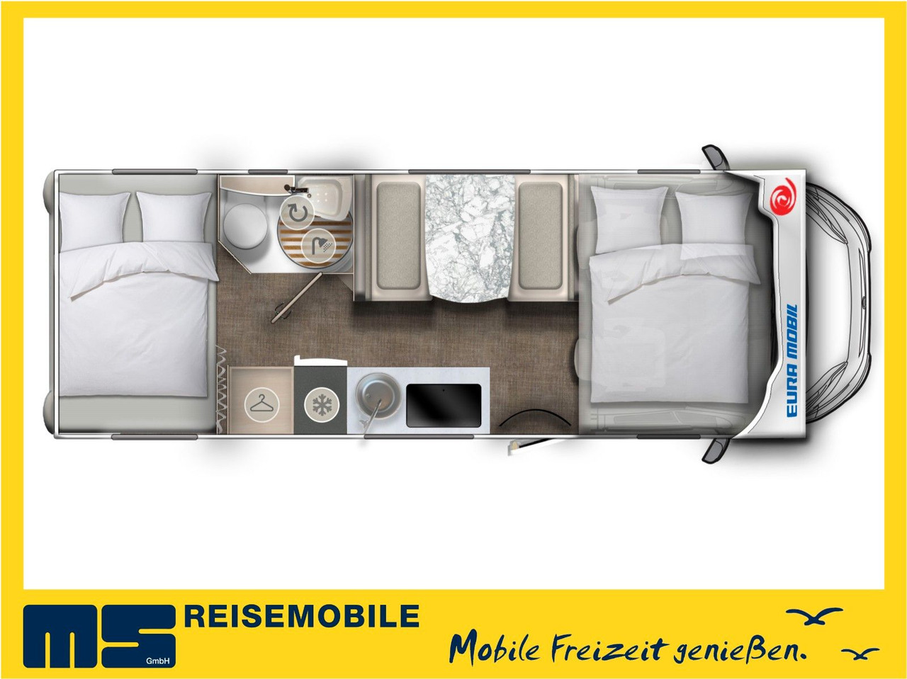 Eura Mobil ACTIVA ONE 690 HB / 180PS-9G AUTOMATIK -40H MAXI - Alkoven: gambar 2 Eura Mobil ACTIVA ONE 690 HB / 180PS-9G AUTOMATIK -40H MAXI - Alkoven: gambar 2