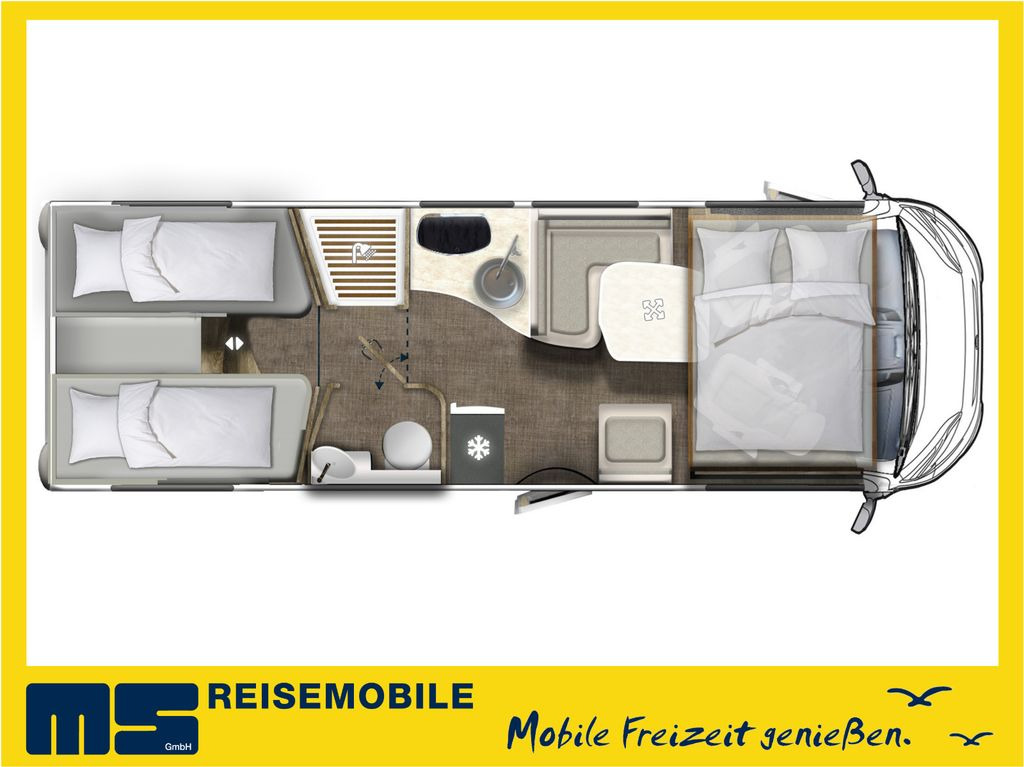 Eura Mobil INTEGRA LINE 720 EB /180PS-9G MAXI/ EINZELBETTEN - Mobil rumah terintegrasi: gambar 2 Eura Mobil INTEGRA LINE 720 EB /180PS-9G MAXI/ EINZELBETTEN - Mobil rumah terintegrasi: gambar 2