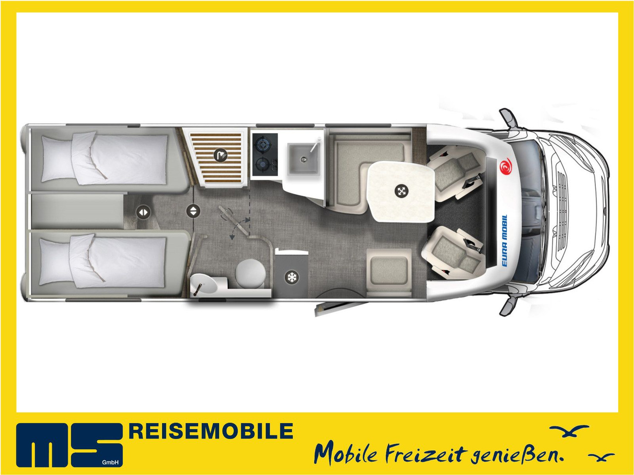 Eura Mobil PROFILA T 720 EB - 101 EDITION / EINZELBETTEN - Mobil rumah semi-terintegrasi: gambar 2 Eura Mobil PROFILA T 720 EB - 101 EDITION / EINZELBETTEN - Mobil rumah semi-terintegrasi: gambar 2