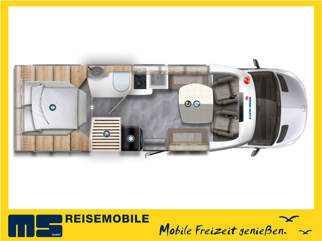 Eura Mobil PROFILA T 726 QF FREESTYLE / -2026 - / 170PS -9G - Mobil rumah semi-terintegrasi: gambar 2 Eura Mobil PROFILA T 726 QF FREESTYLE / -2026 - / 170PS -9G - Mobil rumah semi-terintegrasi: gambar 2