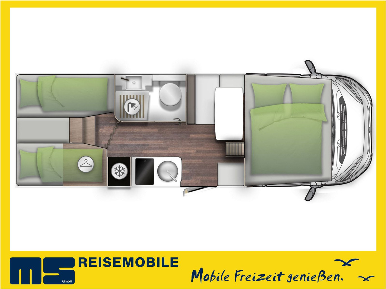 Forster A 699 EB / -MODELL 2025- / 140 PS / EINZELBETTEN - Alkoven: gambar 2 Forster A 699 EB / -MODELL 2025- / 140 PS / EINZELBETTEN - Alkoven: gambar 2