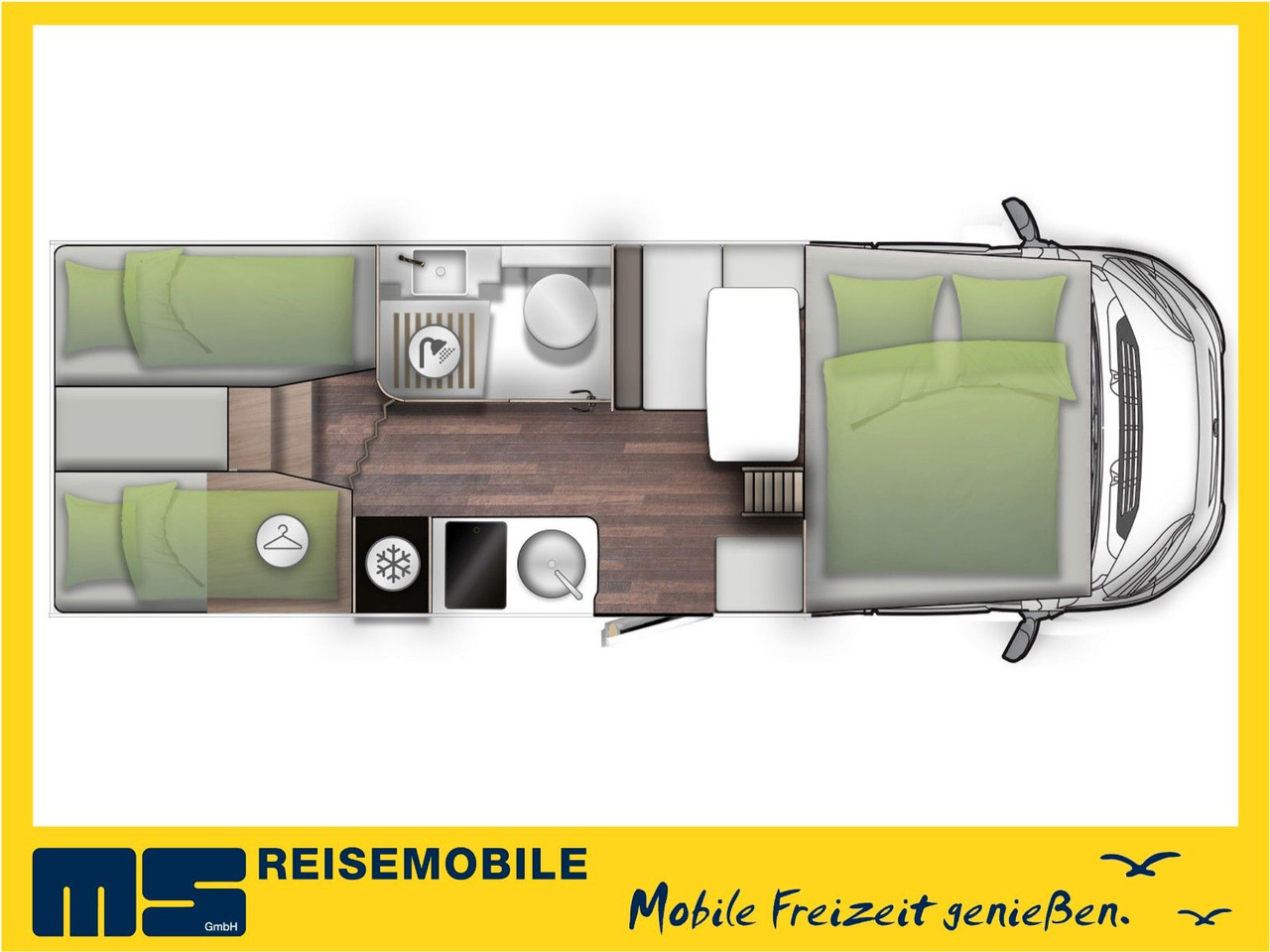 Forster A 699 EB / -MODELL 2025- / 140 PS / EINZELBETTEN - Alkoven: gambar 2 Forster A 699 EB / -MODELL 2025- / 140 PS / EINZELBETTEN - Alkoven: gambar 2