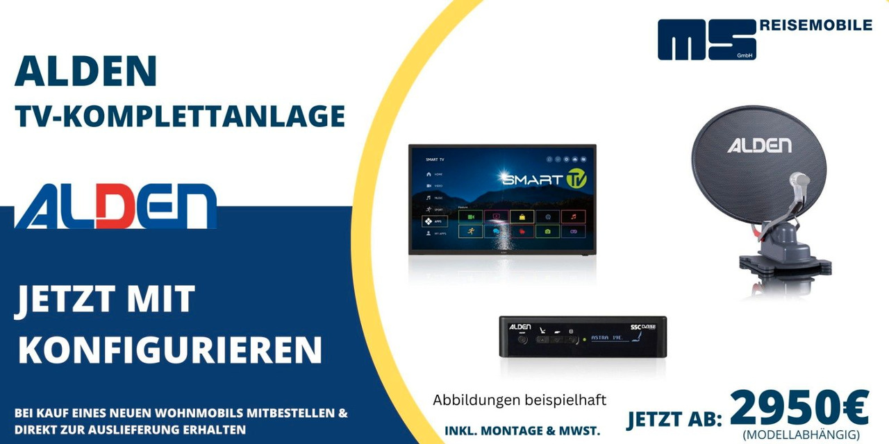 Alkoven Forster A 699 HB /140PS / VB - ZUBEHÖR-PAKET/ 6x SITZP.: gambar 29