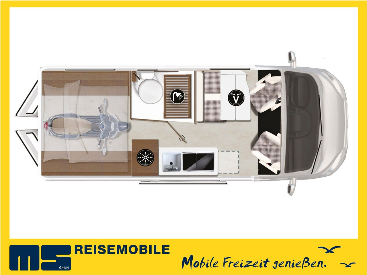 Karmann DAVIS 630 LIFESTYLE /- 2026- / XXL-HUBBETT-BIKE. - Mobil kemping: gambar 2 Karmann DAVIS 630 LIFESTYLE /- 2026- / XXL-HUBBETT-BIKE. - Mobil kemping: gambar 2