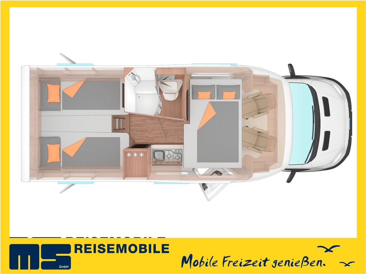 Weinsberg CARASUITE 650 MEG/155-DSG/EINZELBETTEN & HUBBETT - Mobil rumah semi-terintegrasi: gambar 2 Weinsberg CARASUITE 650 MEG/155-DSG/EINZELBETTEN & HUBBETT - Mobil rumah semi-terintegrasi: gambar 2