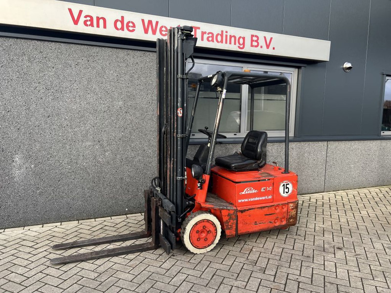 Linde e14 Heftruck Linde E14 Triplo 550 Freelift/Sideshift elektrisch - Forklift listrik: gambar 3 Linde e14 Heftruck Linde E14 Triplo 550 Freelift/Sideshift elektrisch - Forklift listrik: gambar 3