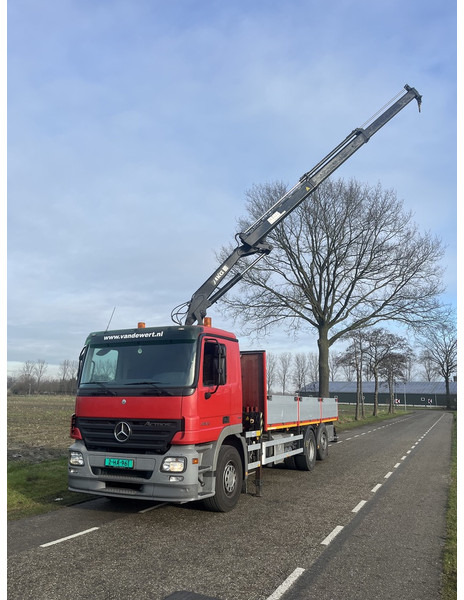 Mercedes-Benz ACTROS 2832 - MKG HKL140 - automaat - EURO5 -lift/stuur as - 600dkm - 2006 - Truk flatbed, Truk derek: gambar 2 Mercedes-Benz ACTROS 2832 - MKG HKL140 - automaat - EURO5 -lift/stuur as - 600dkm - 2006 - Truk flatbed, Truk derek: gambar 2