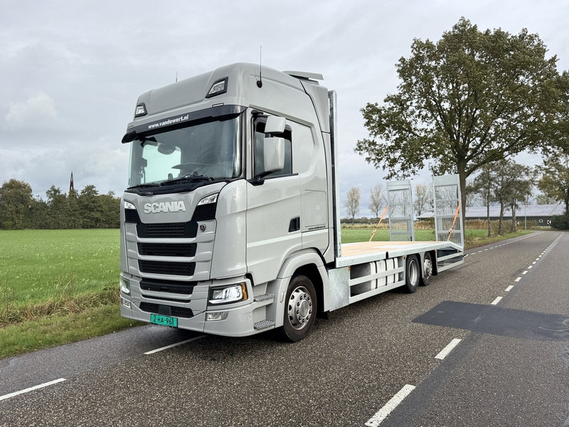 Scania S450 NGS 6X2 Machine Transporter / Oprij Vrachtwagen Euro 6 Automaat - Full Air - 2019 - Truk pengangkut mobil: gambar 1 Scania S450 NGS 6X2 Machine Transporter / Oprij Vrachtwagen Euro 6 Automaat - Full Air - 2019 - Truk pengangkut mobil: gambar 1