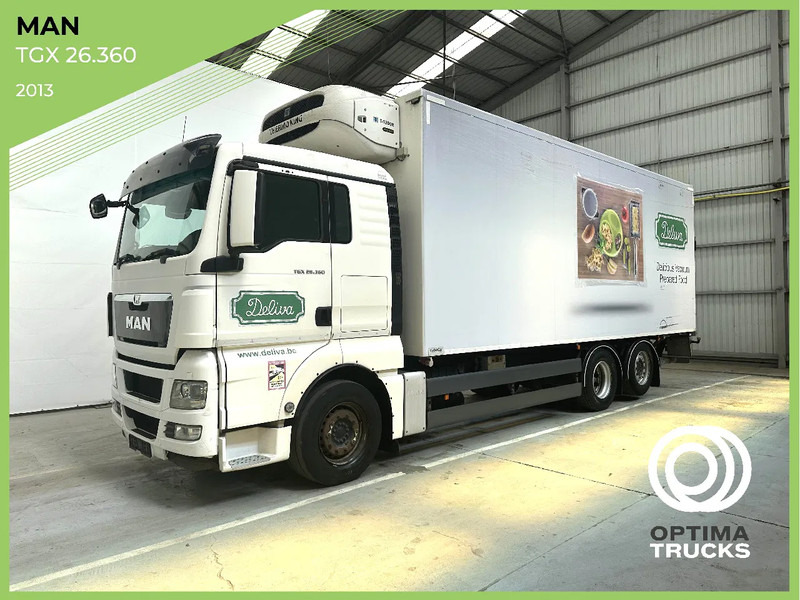 MAN TGX 26.360 steerable lift axles / hefbare stuurasen / essieux relevables directionnels - Truk berpendingin: gambar 1 MAN TGX 26.360 steerable lift axles / hefbare stuurasen / essieux relevables directionnels - Truk berpendingin: gambar 1