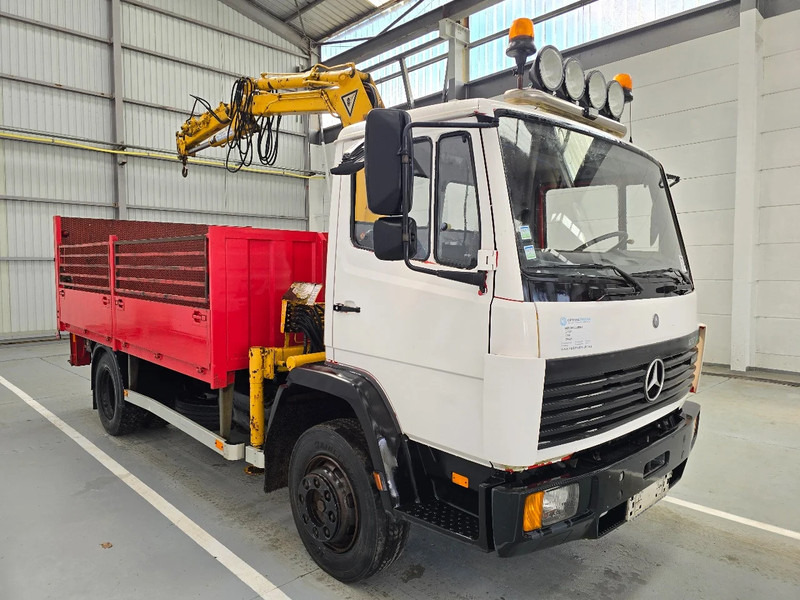 Mercedes-Benz E 1217 - BR 9 / LAMMES - BLATT - SPRING / EFFER KRAAN / DHOLLANDIA - Truk flatbed, Truk derek: gambar 3 Mercedes-Benz E 1217 - BR 9 / LAMMES - BLATT - SPRING / EFFER KRAAN / DHOLLANDIA - Truk flatbed, Truk derek: gambar 3