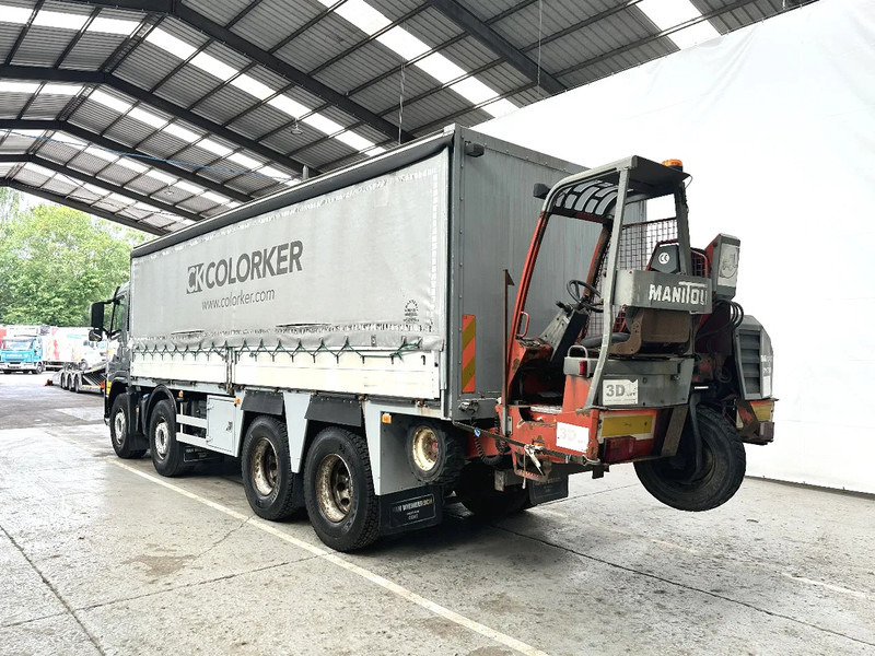 Volvo FM 400 8x4 with MANITOU 3D Lift - Truk dengan terpal samping, Truk derek: gambar 3 Volvo FM 400 8x4 with MANITOU 3D Lift - Truk dengan terpal samping, Truk derek: gambar 3