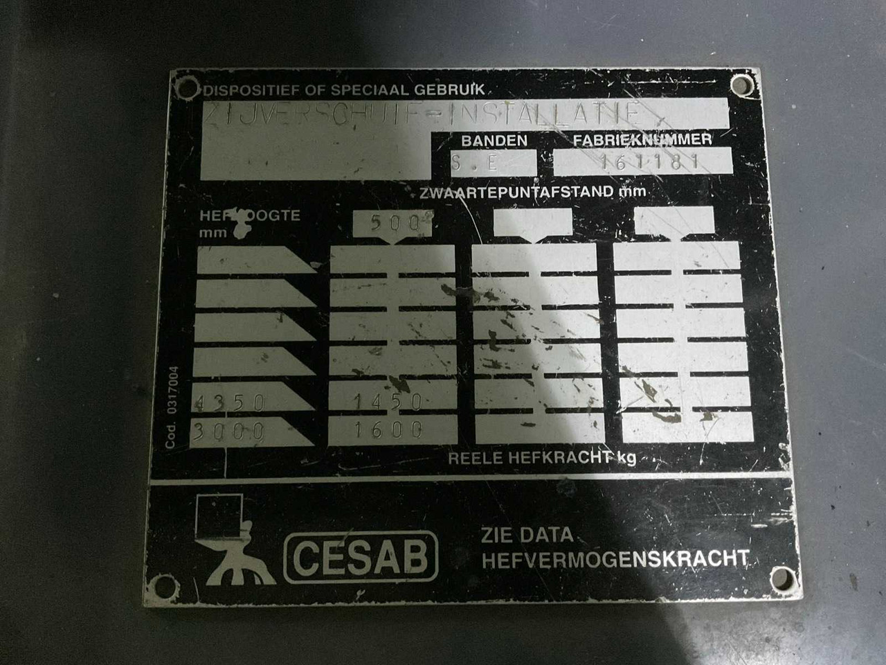 Forklift 1997 CESAB BLITZ 416 FORKLIFT: gambar 15