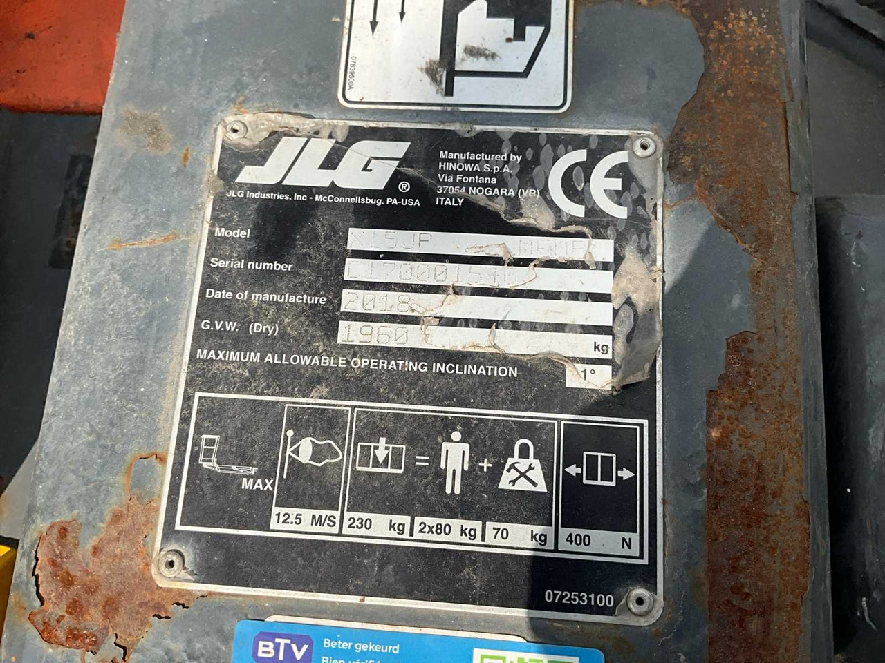 Platform pengangkat 2018 JLG X15JP SPIDER LIFT: gambar 25 Platform pengangkat 2018 JLG X15JP SPIDER LIFT: gambar 25