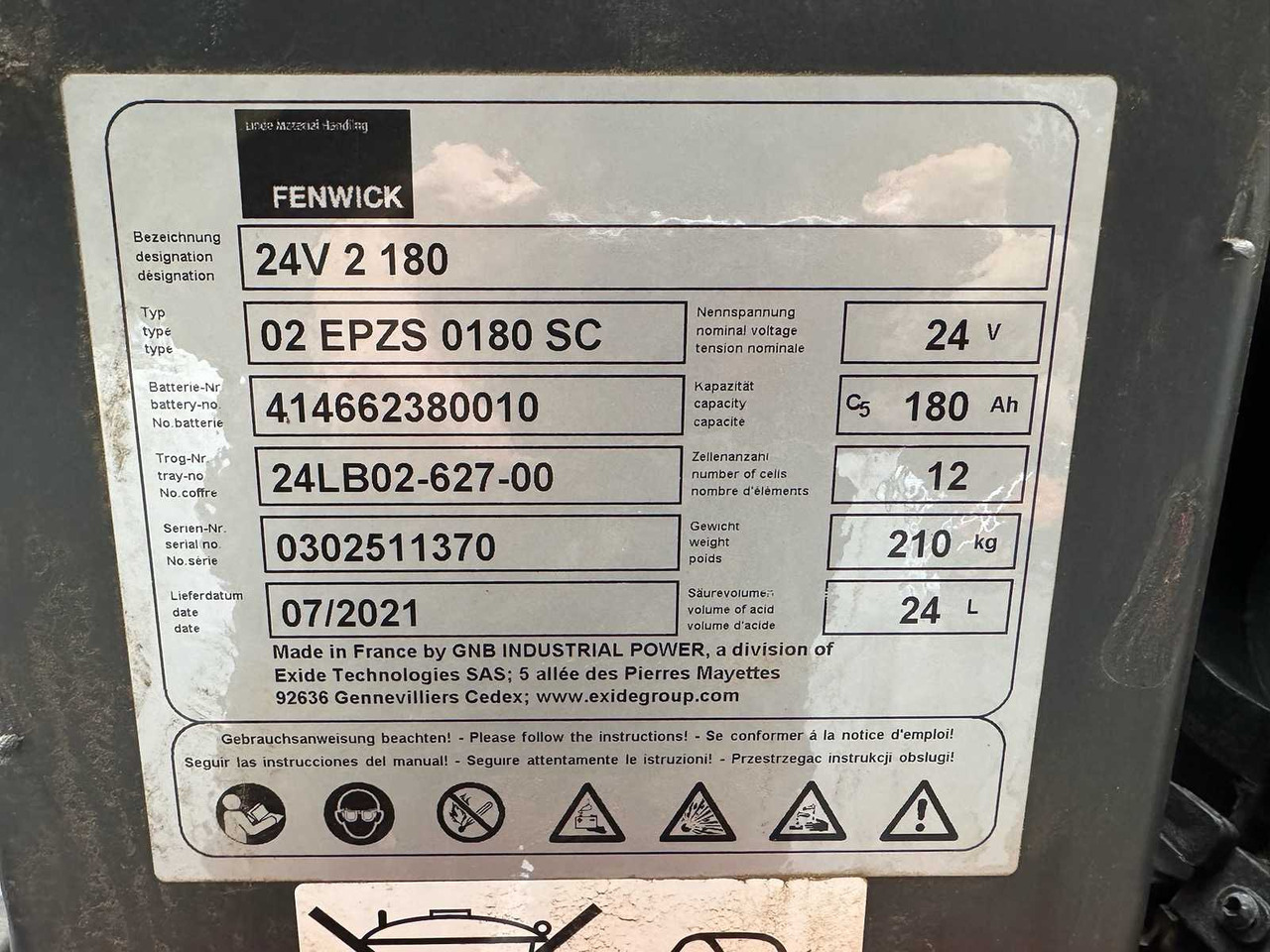 Forklift 2021 LINDE T16L PALLET TRUCK ANT STACKER INITIAL STROKE 1,675 HOURS: gambar 13