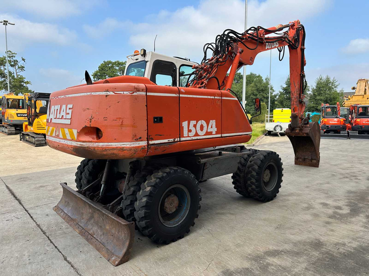 ATLAS 1504M - Ekskavator roda: gambar 4 ATLAS 1504M - Ekskavator roda: gambar 4