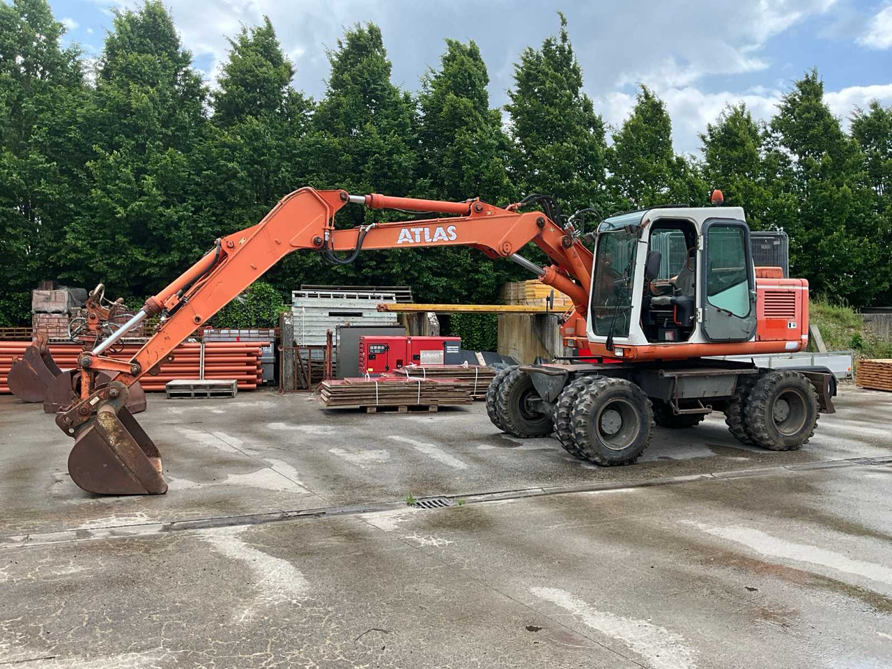 Atlas 1204 - Ekskavator perayap: gambar 2 Atlas 1204 - Ekskavator perayap: gambar 2