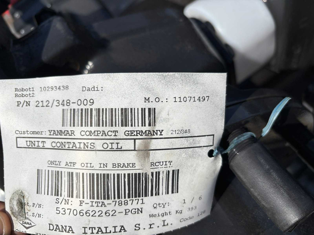 DANA ITALIA S.R.L - Ekskavator perayap: gambar 5 DANA ITALIA S.R.L - Ekskavator perayap: gambar 5