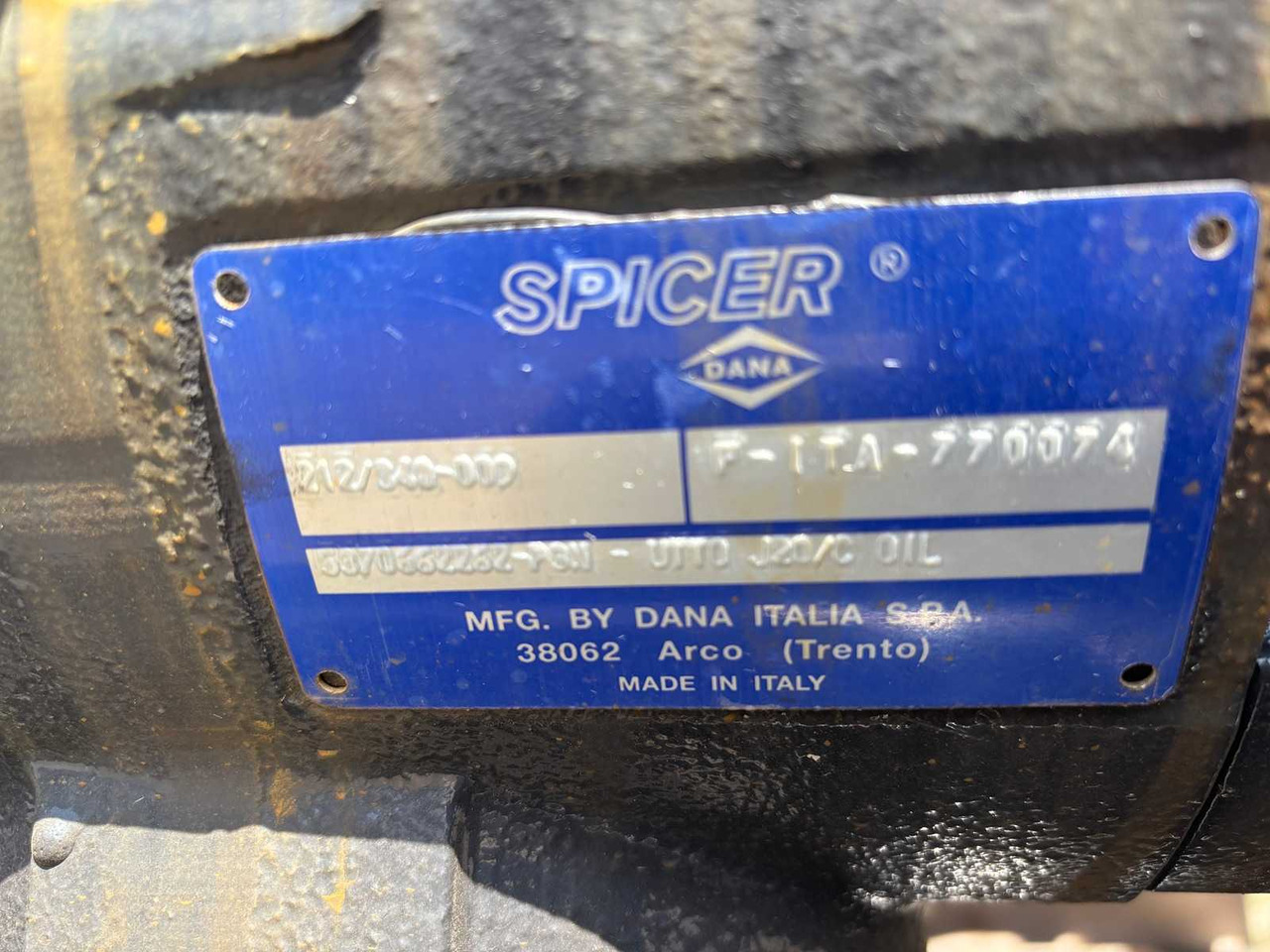 DANA ITALIA S.R.L - Ekskavator perayap: gambar 2 DANA ITALIA S.R.L - Ekskavator perayap: gambar 2