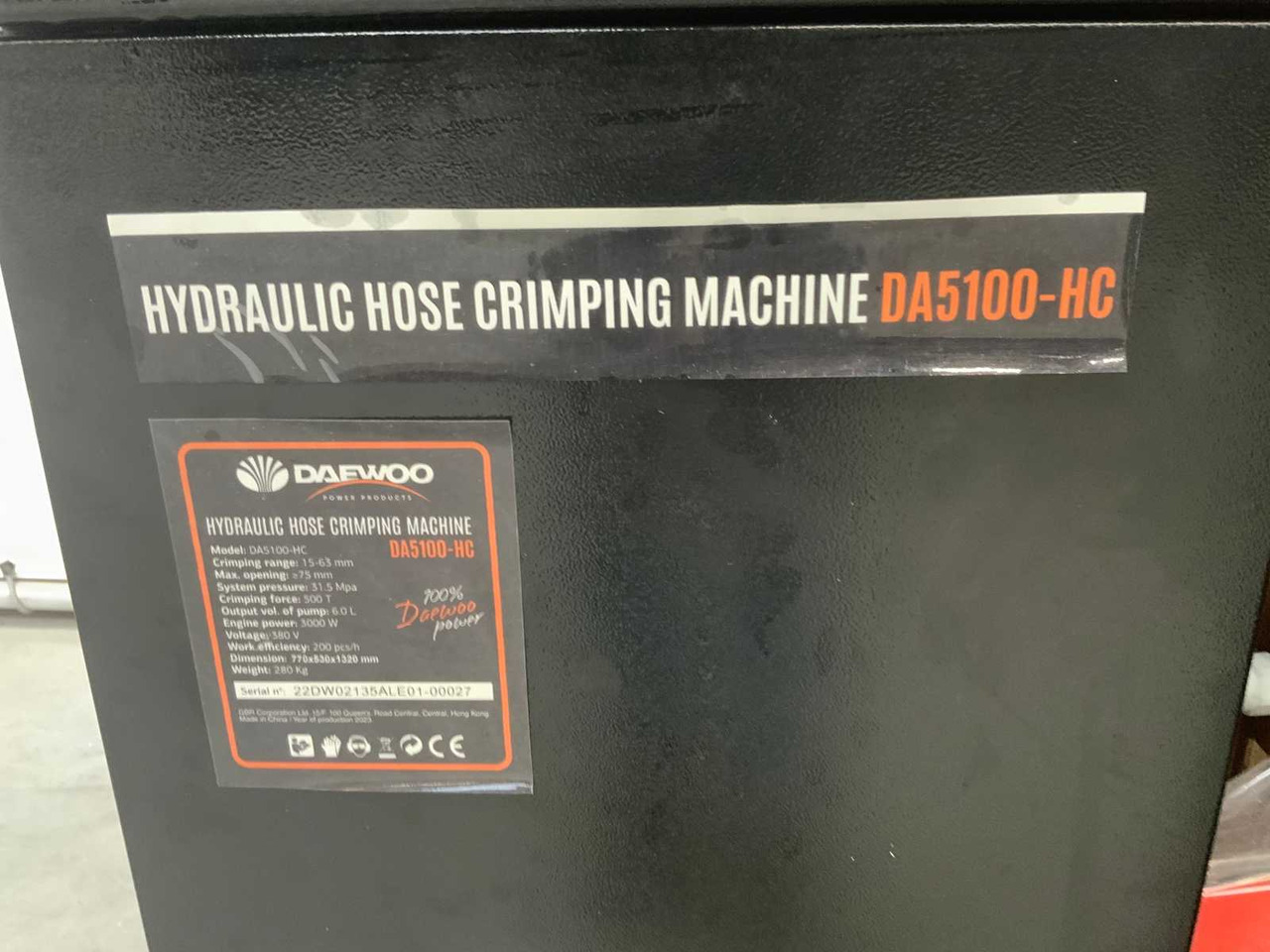 Daewoo DA5100-HC - Sistem irigasi: gambar 5 Daewoo DA5100-HC - Sistem irigasi: gambar 5