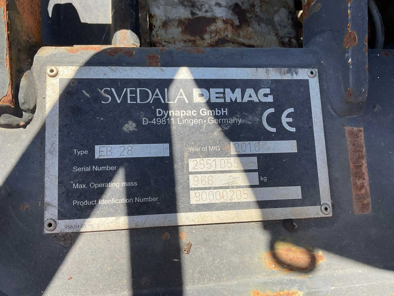 Paver aspal Demac Dynapac EB28 / DF45CS: gambar 16