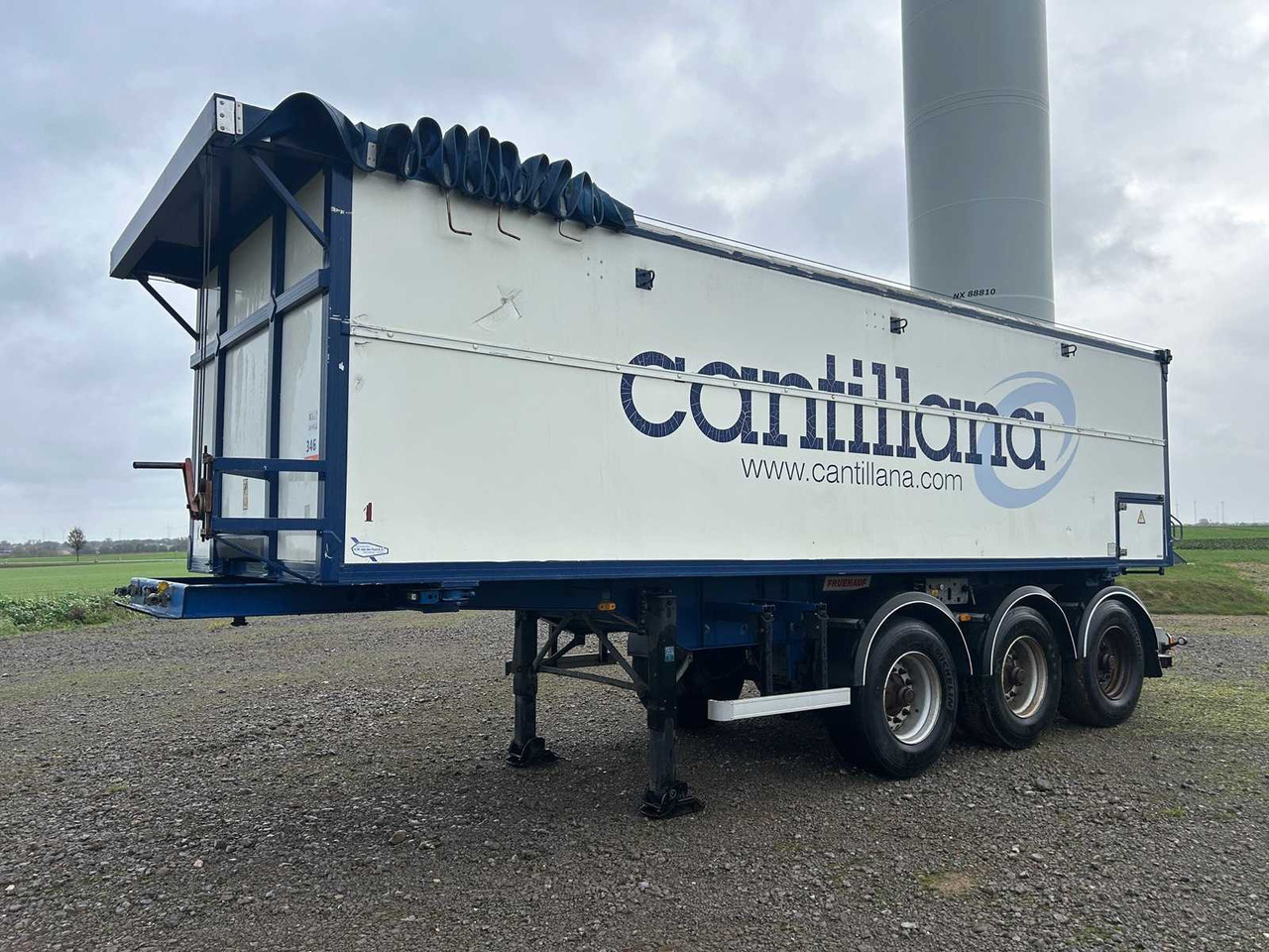 Fruehauf 9706 AL IS 06 - Trailer platform pertanian: gambar 1 Fruehauf 9706 AL IS 06 - Trailer platform pertanian: gambar 1