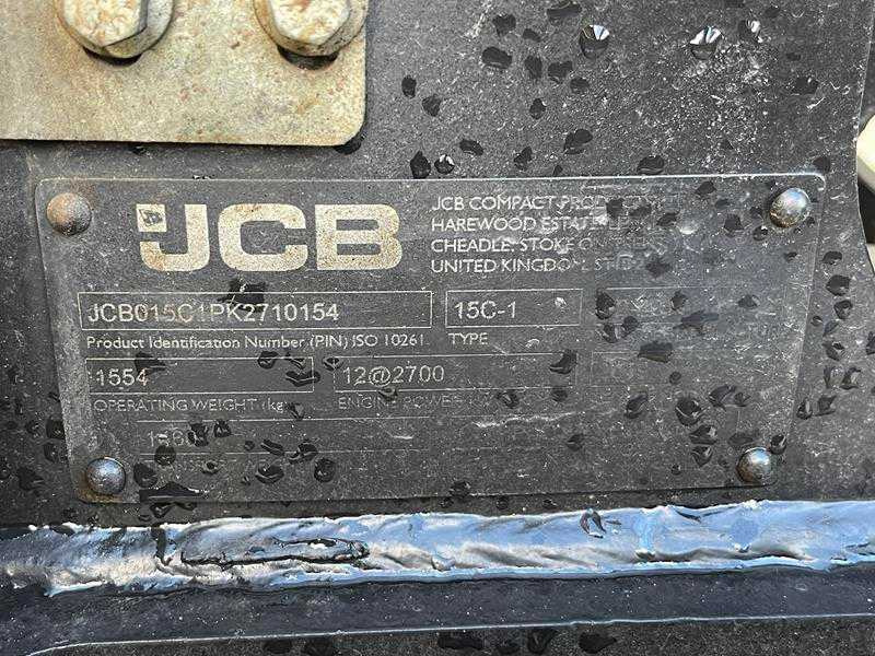 Ekskavator perayap JCB 15 C-1: gambar 23