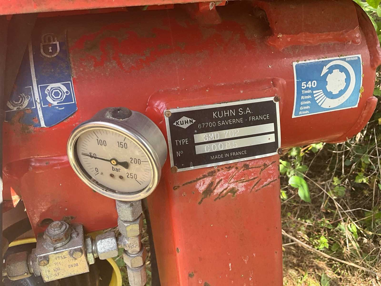 Kuhn S.A. SMD 702 - Mulcher kehutanan: gambar 4 Kuhn S.A. SMD 702 - Mulcher kehutanan: gambar 4