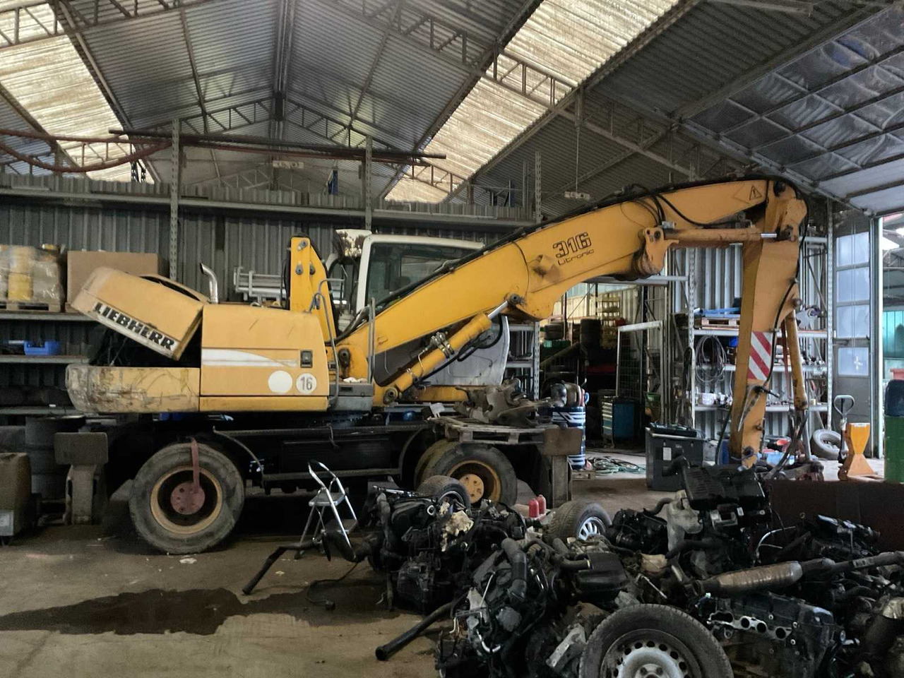 Liebherr A 316 Litronic - Backhoe loader: gambar 1 Liebherr A 316 Litronic - Backhoe loader: gambar 1