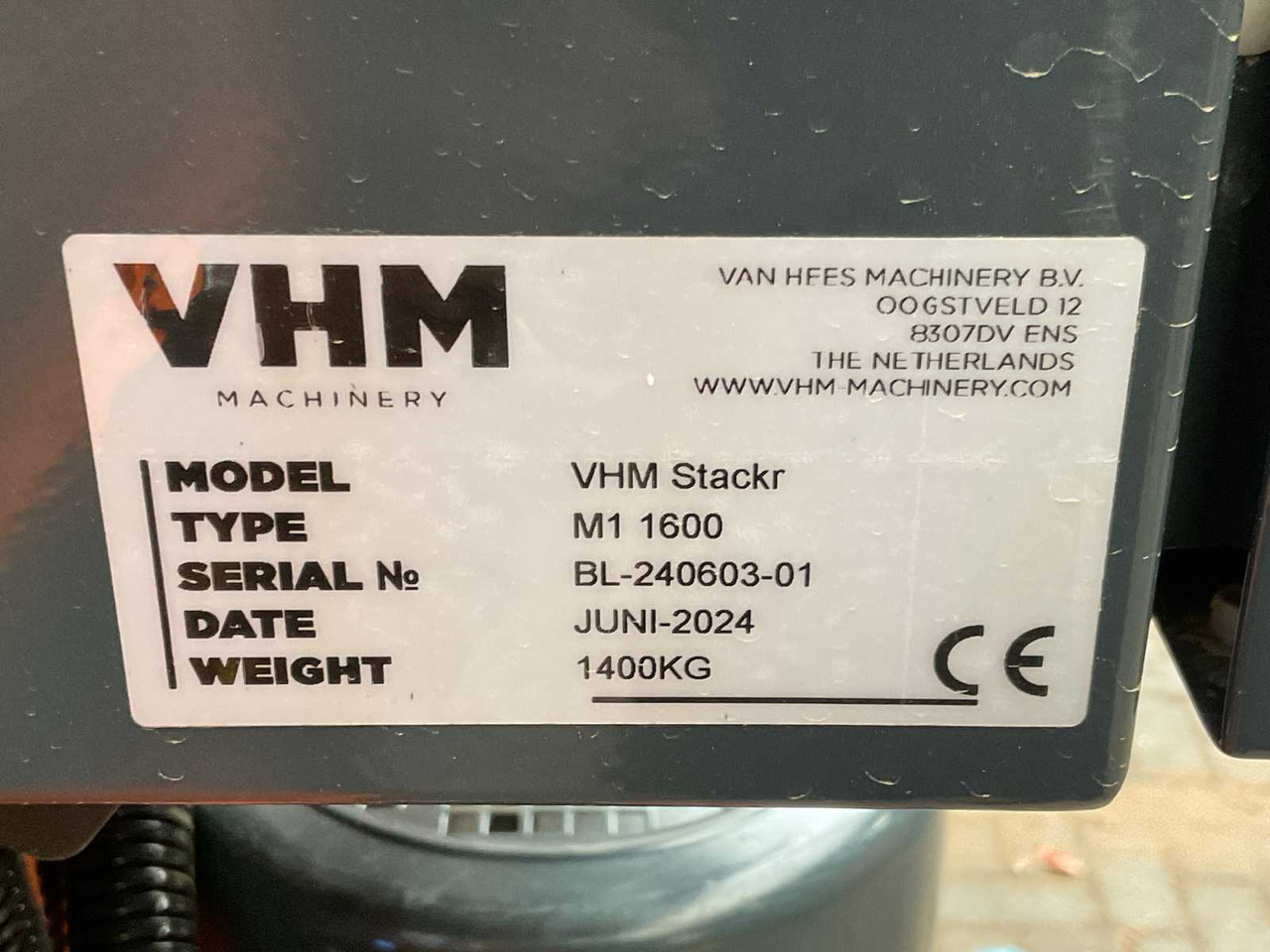 Peralatan pertanian VHM Stackr M1 1600: gambar 13