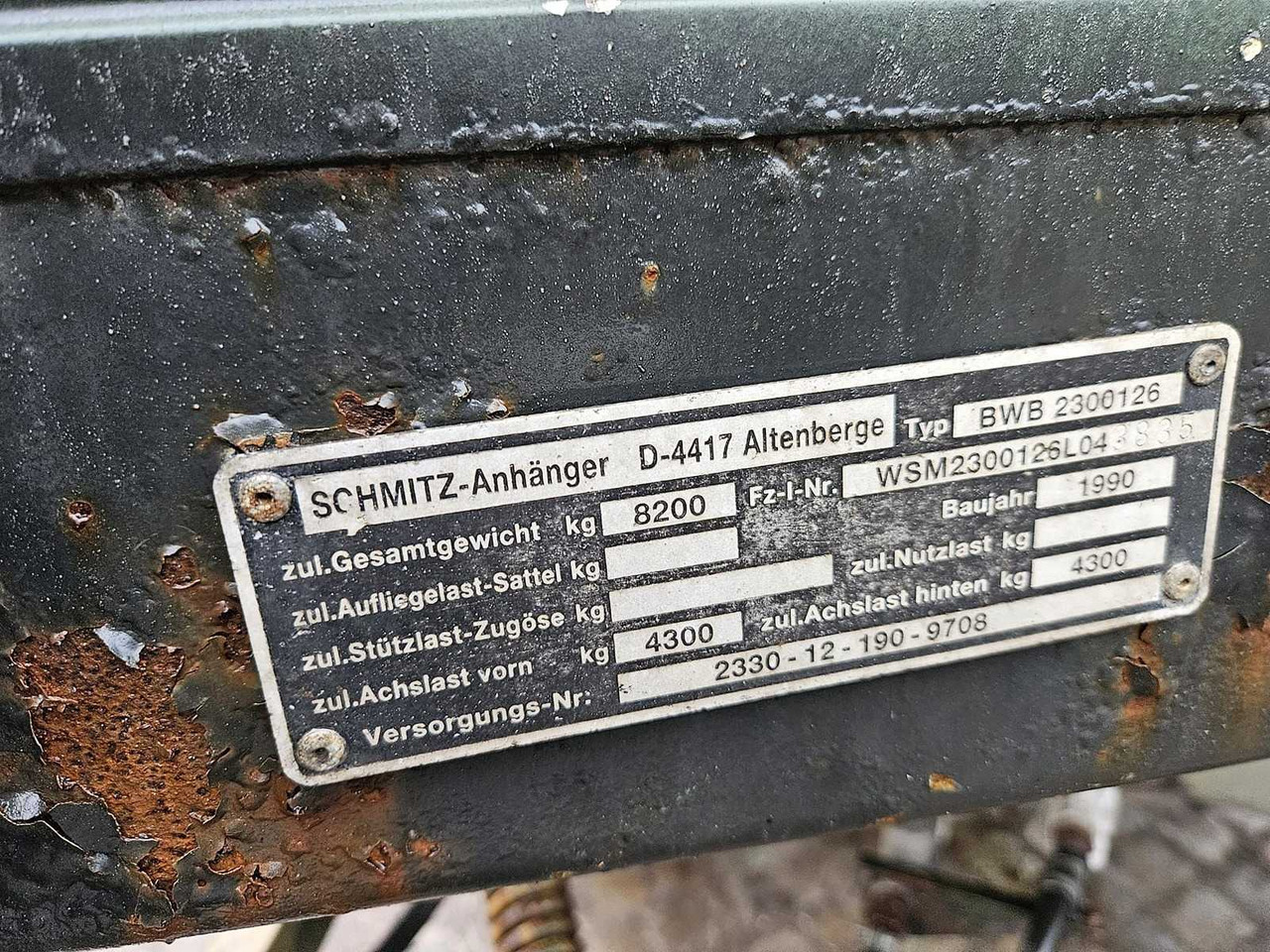 Schmitz BWB - Trailer jungkit pertanian/ Tempat sampah: gambar 4 Schmitz BWB - Trailer jungkit pertanian/ Tempat sampah: gambar 4