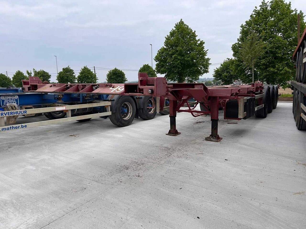 RENDERS - 2000 - MULTIFUNCTIONAL CONTAINER CHASSIS - SEMI-TRAILER - Semi-trailer: gambar 1 RENDERS - 2000 - MULTIFUNCTIONAL CONTAINER CHASSIS - SEMI-TRAILER - Semi-trailer: gambar 1