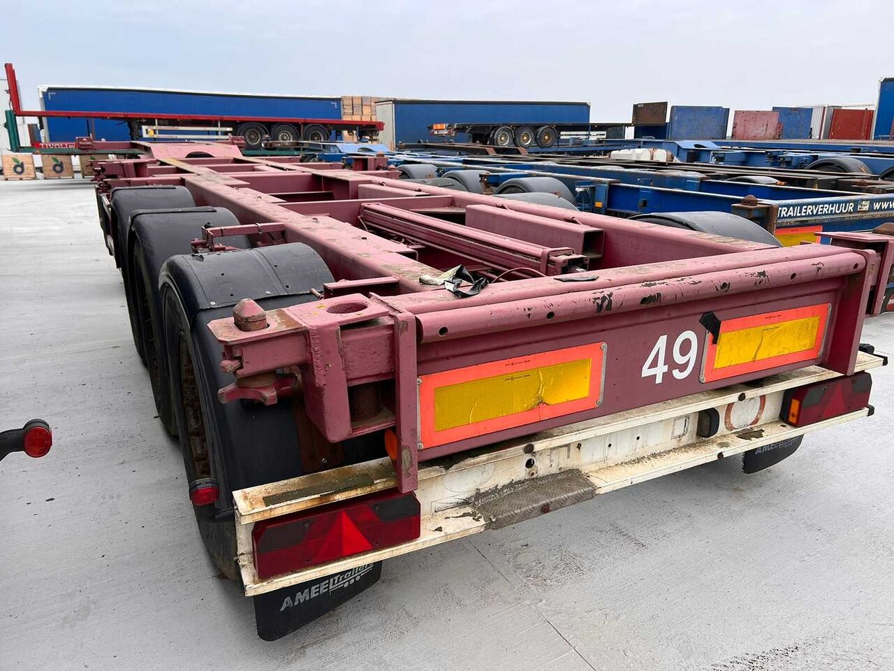 RENDERS - 2000 - MULTIFUNCTIONAL CONTAINER CHASSIS - SEMI-TRAILER - Semi-trailer: gambar 4 RENDERS - 2000 - MULTIFUNCTIONAL CONTAINER CHASSIS - SEMI-TRAILER - Semi-trailer: gambar 4
