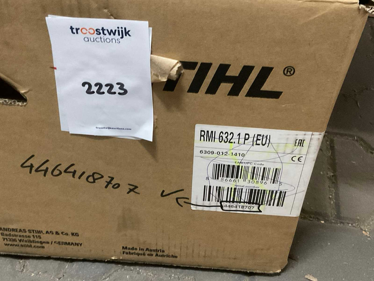 Stihl RMI 632 - Mesin pemotong rumput: gambar 3 Stihl RMI 632 - Mesin pemotong rumput: gambar 3