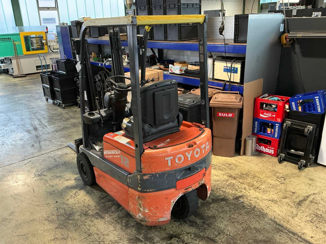 TOYOTA FBESF12 ELECTRIC FORKLIFT (2005) - Forklift: gambar 3 TOYOTA FBESF12 ELECTRIC FORKLIFT (2005) - Forklift: gambar 3