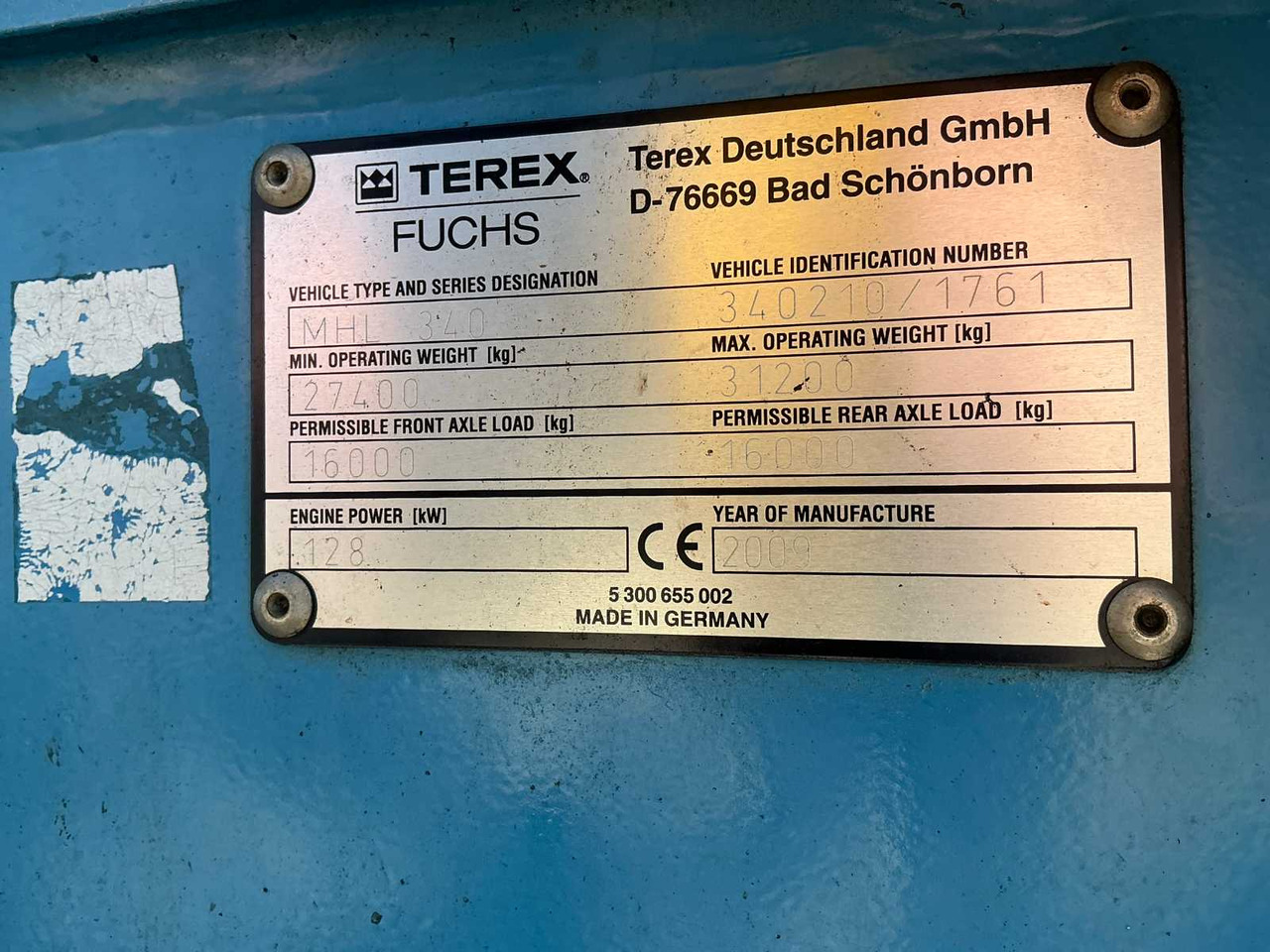Ekskavator roda Terex-Fuchs MHL 340: gambar 43