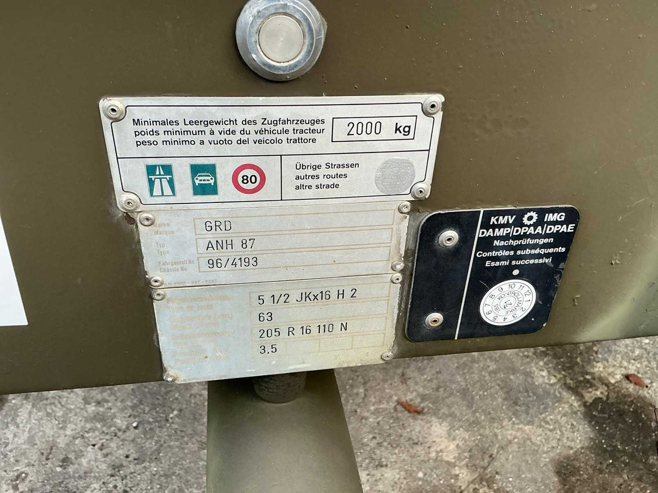 1997 FRECH-HOCH GRD ANH 87 SACHTRANSPORTTRAILER - Trailer: gambar 4 1997 FRECH-HOCH GRD ANH 87 SACHTRANSPORTTRAILER - Trailer: gambar 4