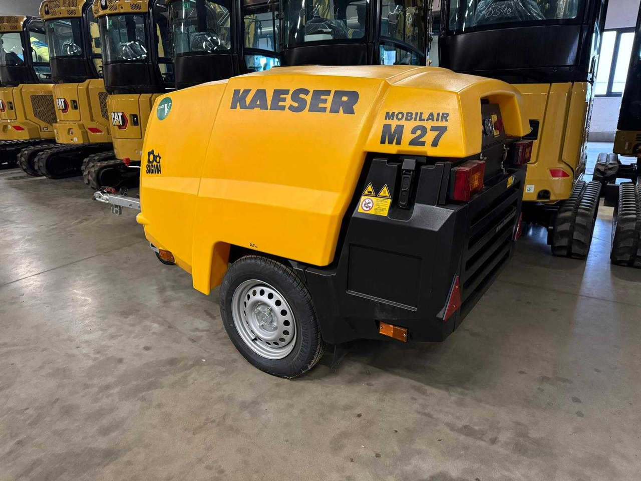 2024 KAESER M27 PE PORTABLE CONSTRUCTION COMPRESSOR 14 BAR - Trailer: gambar 5 2024 KAESER M27 PE PORTABLE CONSTRUCTION COMPRESSOR 14 BAR - Trailer: gambar 5